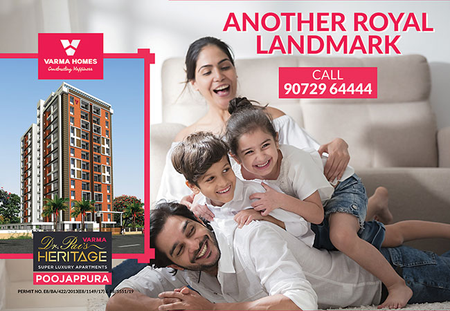 Enjoy the Benefits of Living in a Super Luxury Apartment at the Heart of Trivandrum City