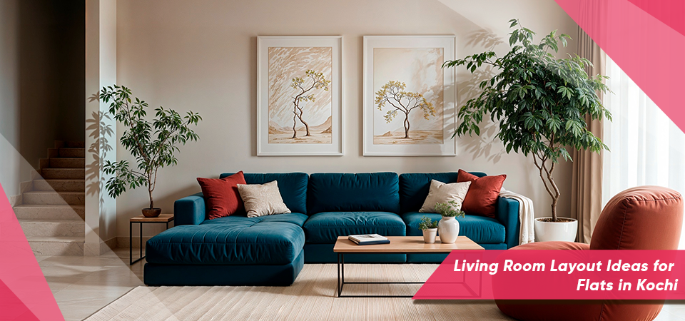 Living Room Layout Ideas for Flats in Kochi